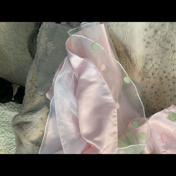Pink Green Organza Party Dress 3T WonderKids - Picture 5 of 5